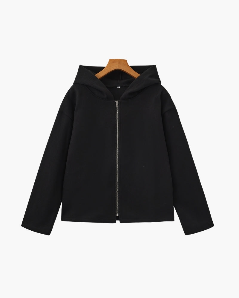 Marlow — Chaqueta de lana con cremallera