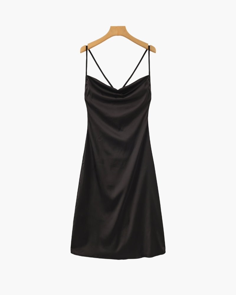 Vestido lencero de seda