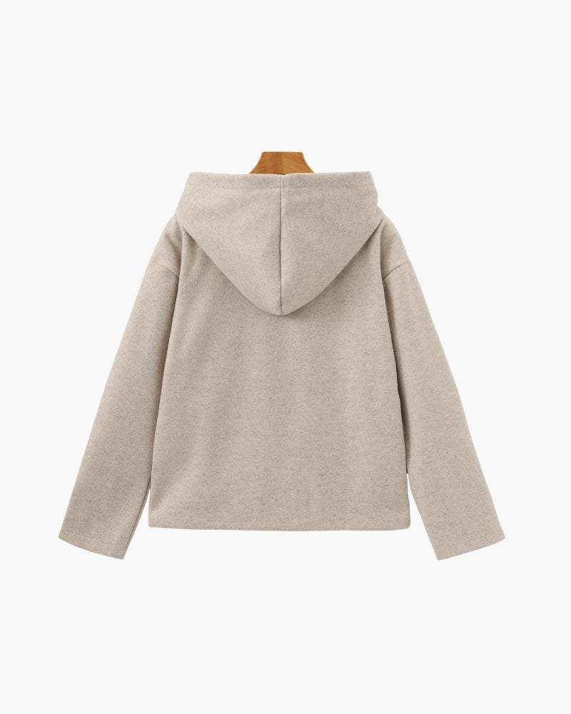 Marlow — Chaqueta de lana con cremallera