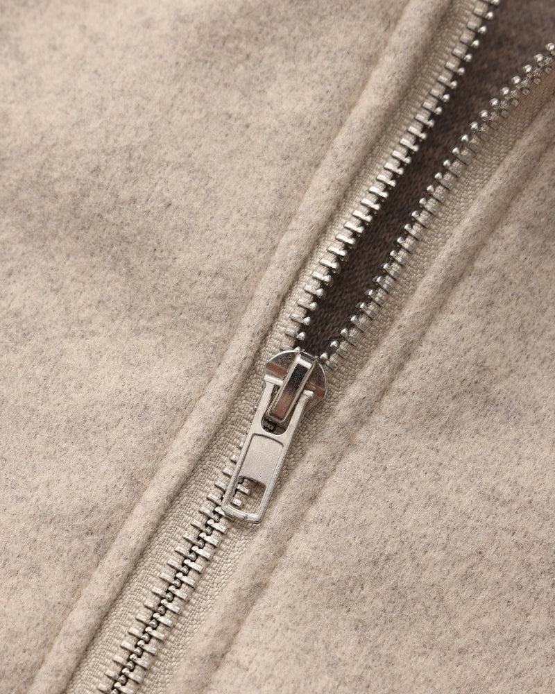 Marlow — Chaqueta de lana con cremallera